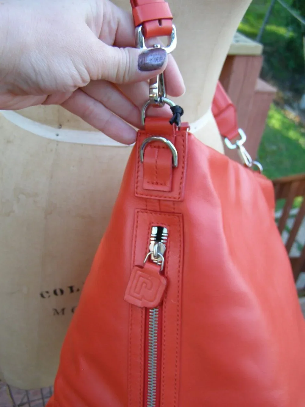 NEW Paco Rabanne Soft Calfskin Hobo Bag Convertible